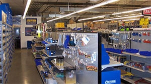 Fastenal inside store; small