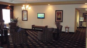 Holiday Inn, Somerset, PA interior hall