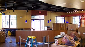 KFC; finished interior; small
