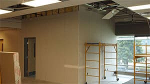 Medical Group of Windber drywall; small