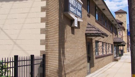 Ozog's Funeral Home; front; feature size